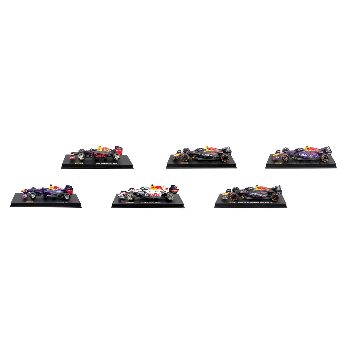 1:43 Red Bull Formula Racing Die-Cast Model 6-Pack