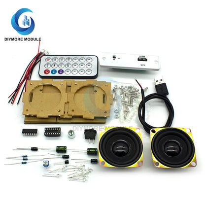 DIY Bluetooth Speaker Production and Assembly Electronic Welding Kit Teaching Practice DIY Electronic Kit Component