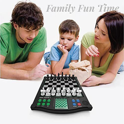 Classic Voice Master Electronic Chess Set - Smart Electronic Chess Board With...