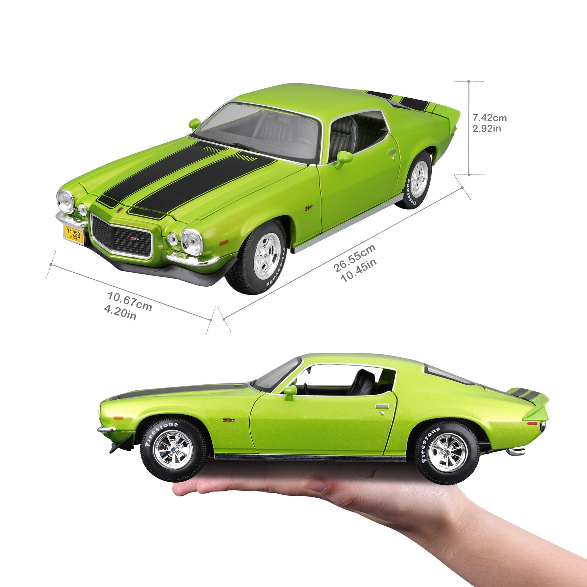 1:18 SE 1971 Camaro Z28 Die-Cast Model