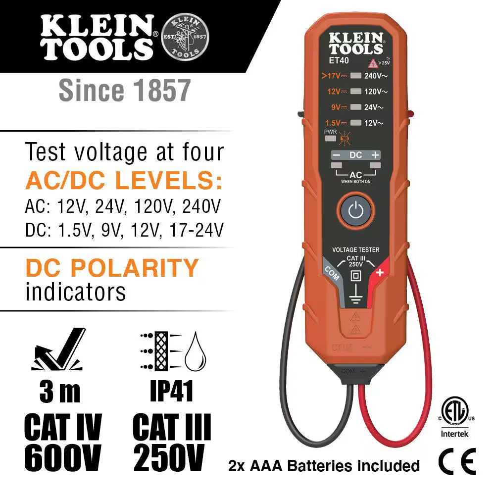 Electronic AC/DC Voltage Tester