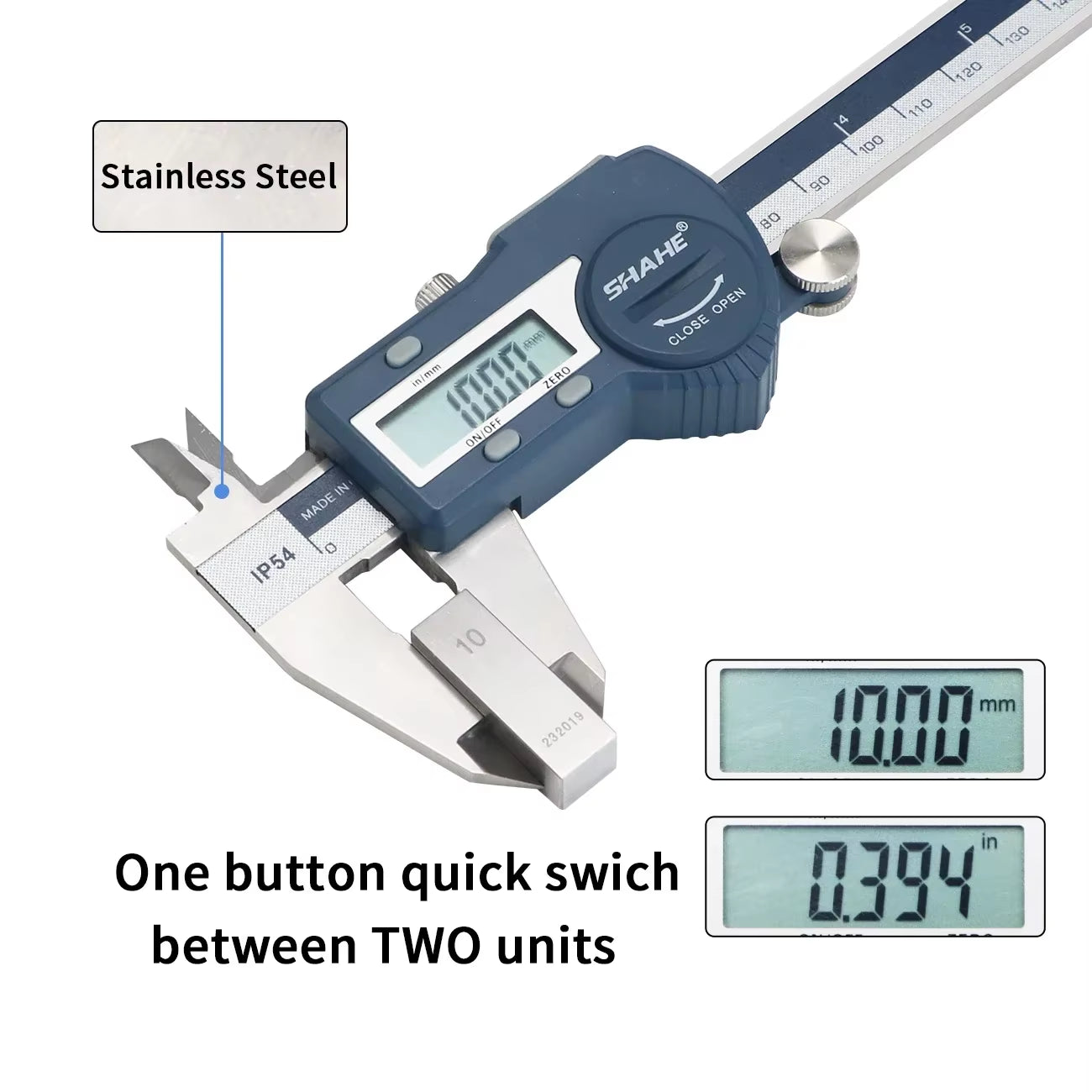 IP54 Waterproof 150 Mm Electronic Vernier Caliper Micrometer Electronic Caliper Stainless Steel Messschieber Paquimetro Digital