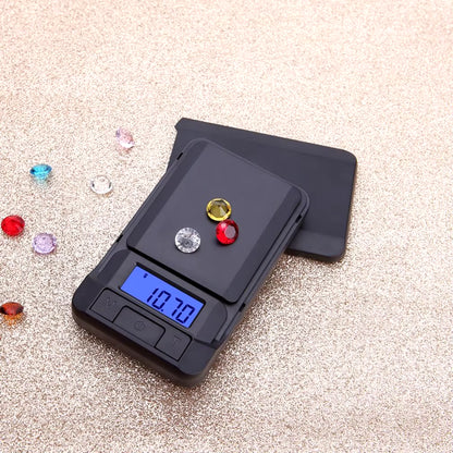 500G/0.1G 200G/0.01G Accurate Electronic Jewelry Gram Scale Precision Electronic Scale Portable Calibration Function LCD