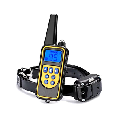 Rechargeable Waterproof Electronic Dog Training Collar Stop Barking LCD Display 800M Remote Electronic Shock Training Collars