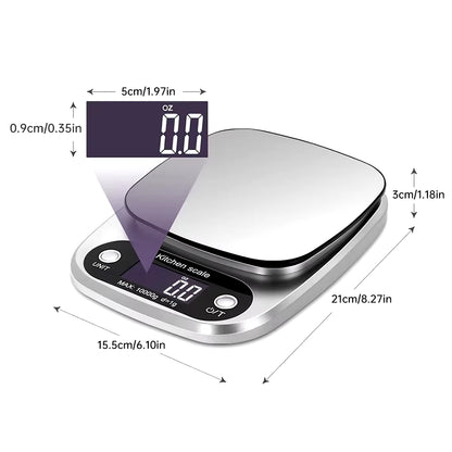 Kitchen Scale 10Kg Electronic Jewelry Food Baking Scale Measuring Tool Electronic Scale Kitchen Supply