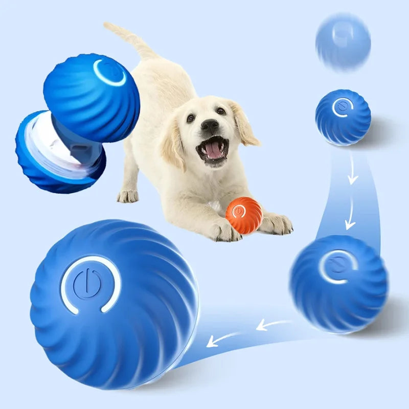 Dog Toy Ball Electronic Interactive Pet Toy Ball Electronic Interactive Pet Products Rechargeable Smart Moving Gravity Jumping