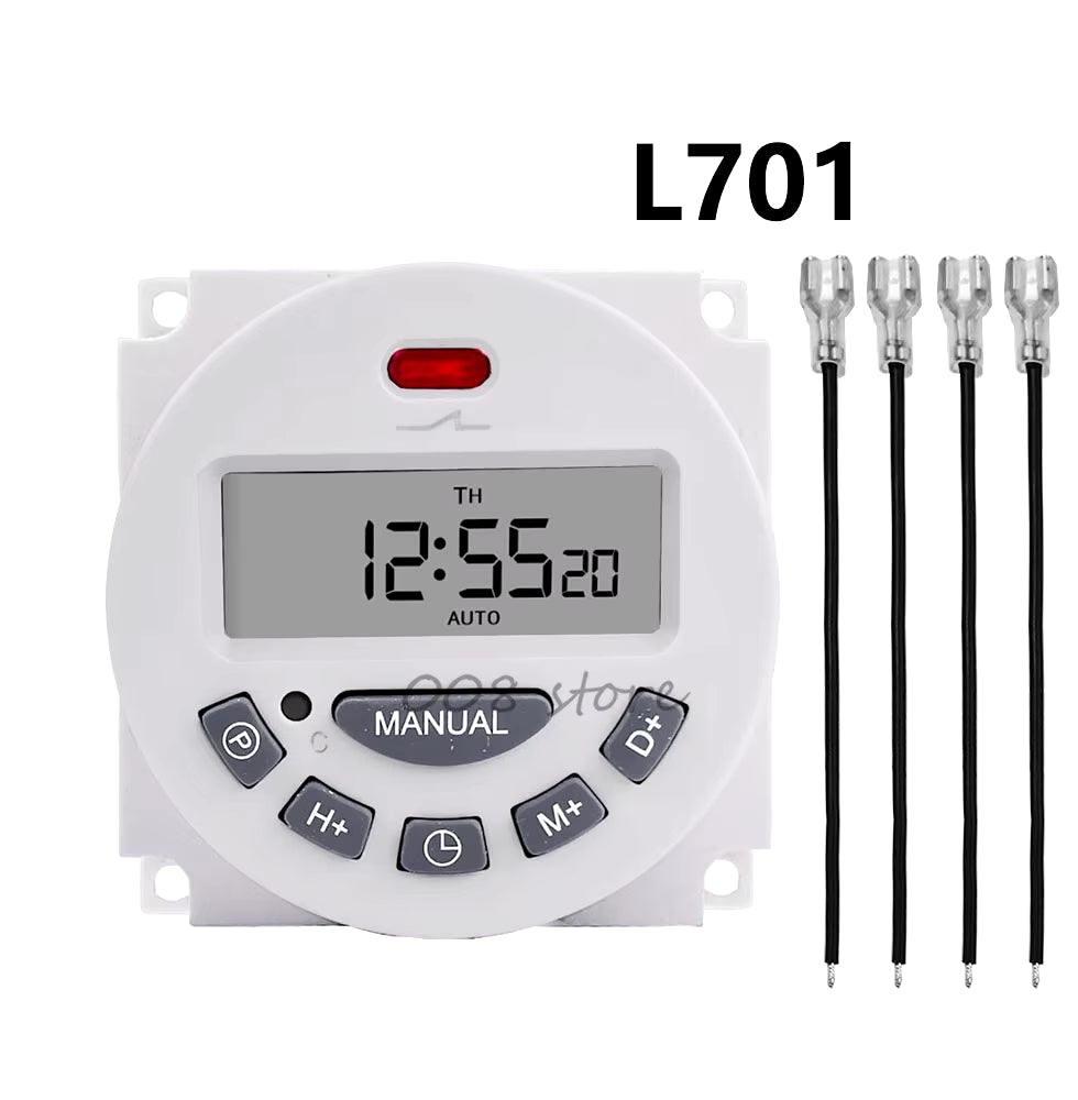 Time Switch L701 Electronic LCD Digital TIMER SWITCH AC220-250V Time Switch Weekly Programmable Electronic Timer