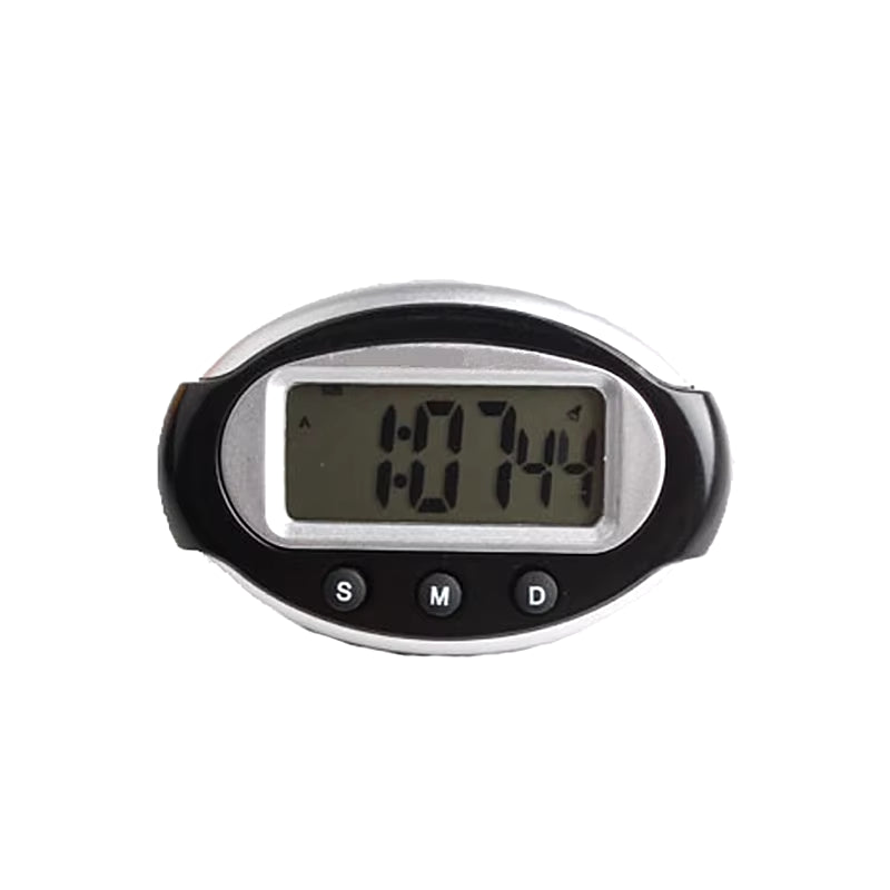 1Pcs Mini Car Digital Clock Electronic Clock Auto Electronic Clock Date LCD Screen Digital Display