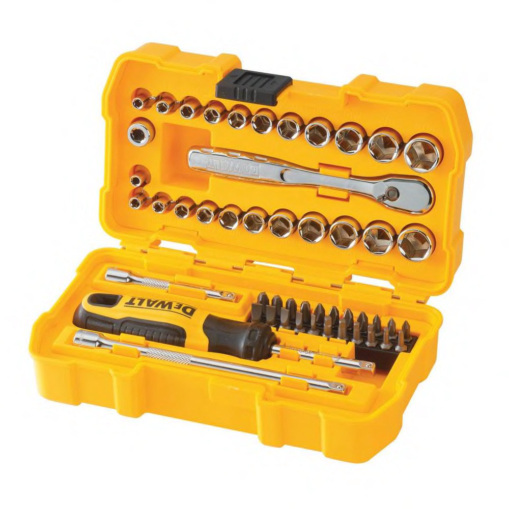 1/4 In. Drive SAE and Metric Mechanics Tool Set (50-Piece)