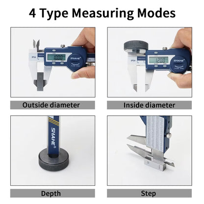 IP54 Waterproof 150 Mm Electronic Vernier Caliper Micrometer Electronic Caliper Stainless Steel Messschieber Paquimetro Digital