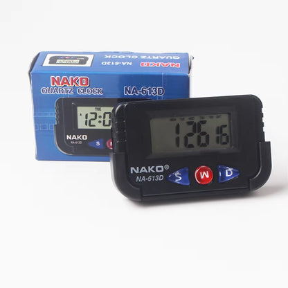 1Pcs Mini Car Digital Clock Electronic Clock Auto Electronic Clock Date LCD Screen Digital Display