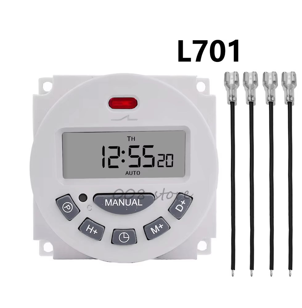 Time Switch L701 Electronic LCD Digital TIMER SWITCH AC220-250V Time Switch Weekly Programmable Electronic Timer